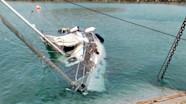Sunken Yacht Salvaged ITV News Channel