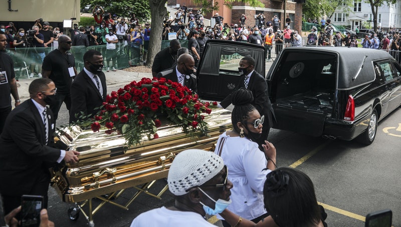 Houston Holds Six Hour Public Viewing Of George Floyd S Coffin Itv News
