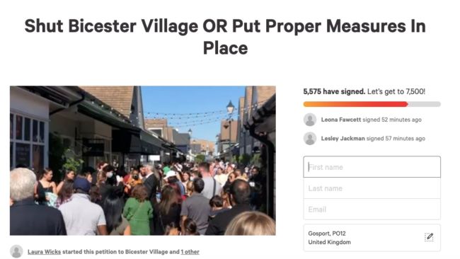 Bicester Village faces criticism days after opening