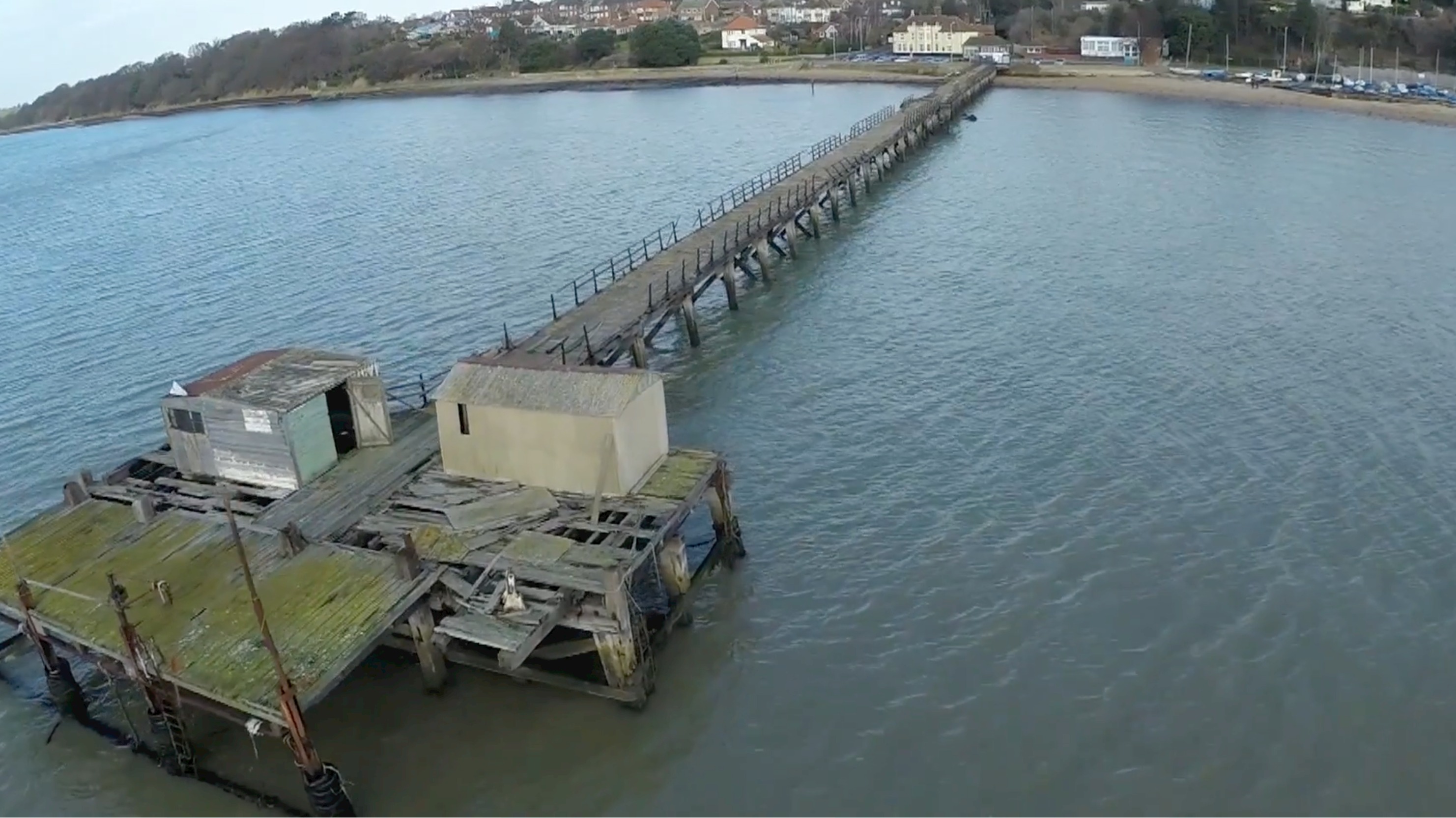 Work Begins On Project To Restore Suffolk s Shotley Pier To Its Former Glory ITV News Anglia