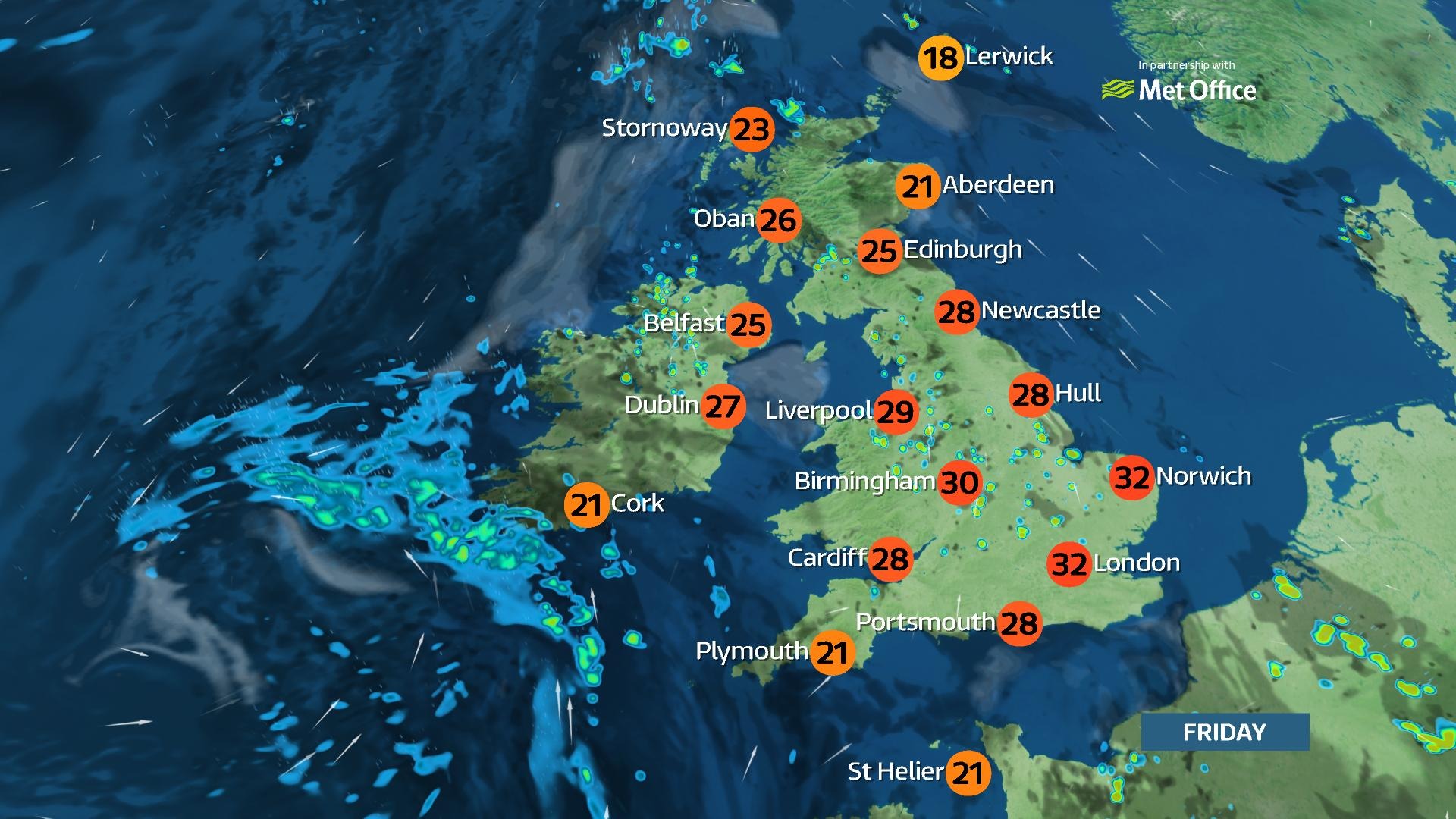 UK weather Hot and humid with the threat of thunderstorms ITV News