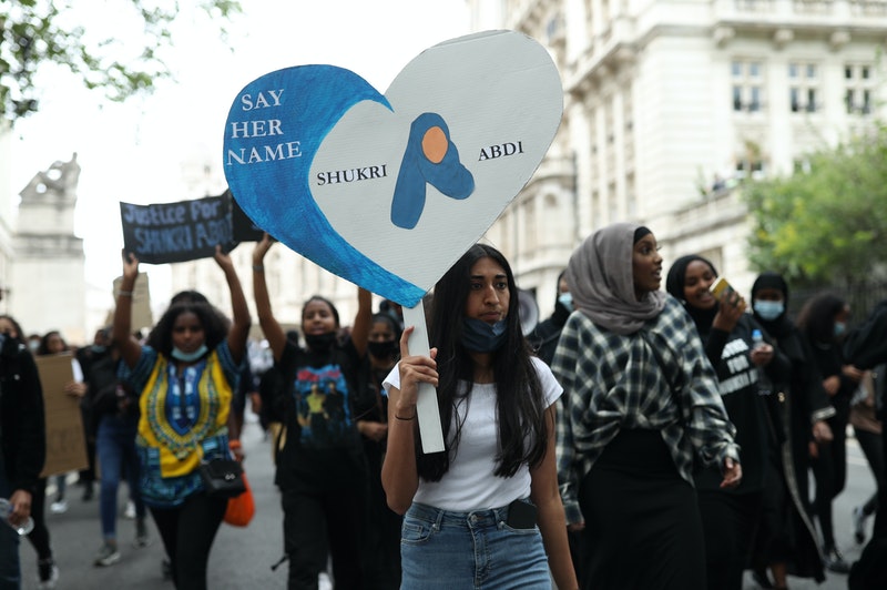 Protesters demanded ‘justice for Shukri’ as they gathered in London