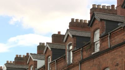 Generic Stock shot GV house housing roof sky residential market street living chimney Northern Ireland
Credit: UTV