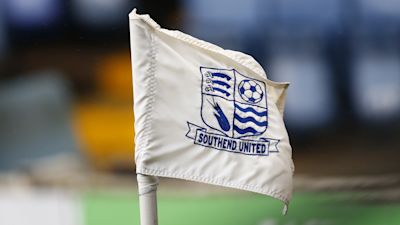 A Southend United corner flag.
