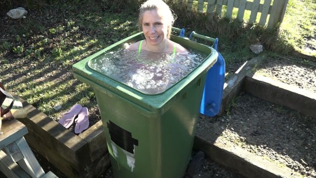It is not the most conventional way to train for a long distance swim, but during lockdown a woman from Surrey had to think outisde the box. Lucy Ashdown Parkes dunked herself in a wheelie bin full of ice at the bottom of her garden every day to prepare herself for the ice cold waters. She has now completed the swim from Northern Ireland to Scotland, only the 34th woman to ever do so. Rachael Brown went to meet her.
