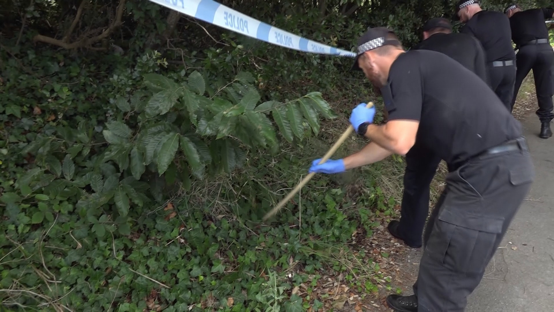 Area where human remains were found in 'extremely challenging