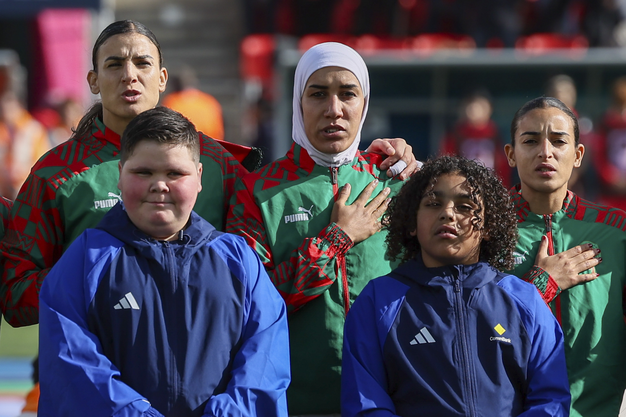 Morocco's Benzina becomes the first senior-level Women's World Cup player  to compete in hijab - Newsday