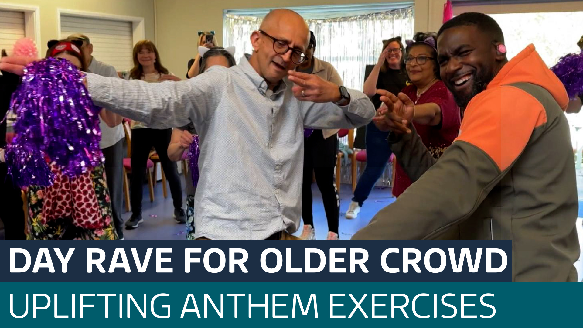Uplifting anthems at a day rave for older people keen for some exercise ...