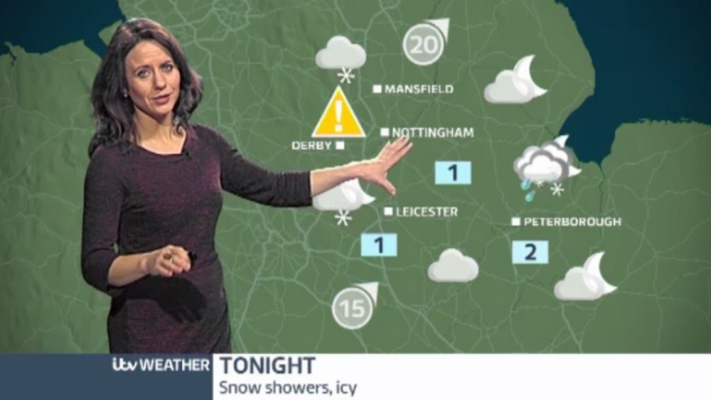 East Midlands weather update: Wintry showers overnight | ITV News Central