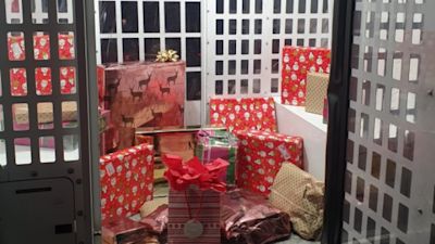 Presents for the young boy