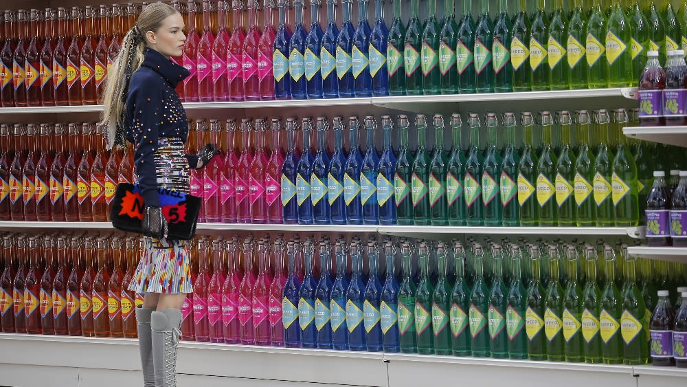 A supermarket sweep! Chanel show leaves fashion world in a frenzy