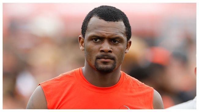 Deshaun Watson training with the Cleveland Browns NFL team.