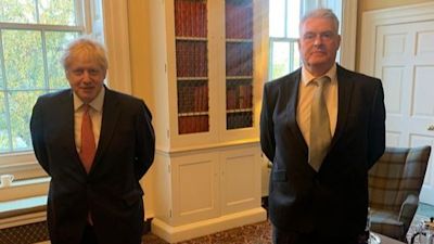 Boris Johnson and Lee Anderson