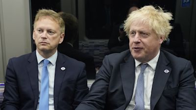 100722 Grant Shapps and Boris Johnson, PA