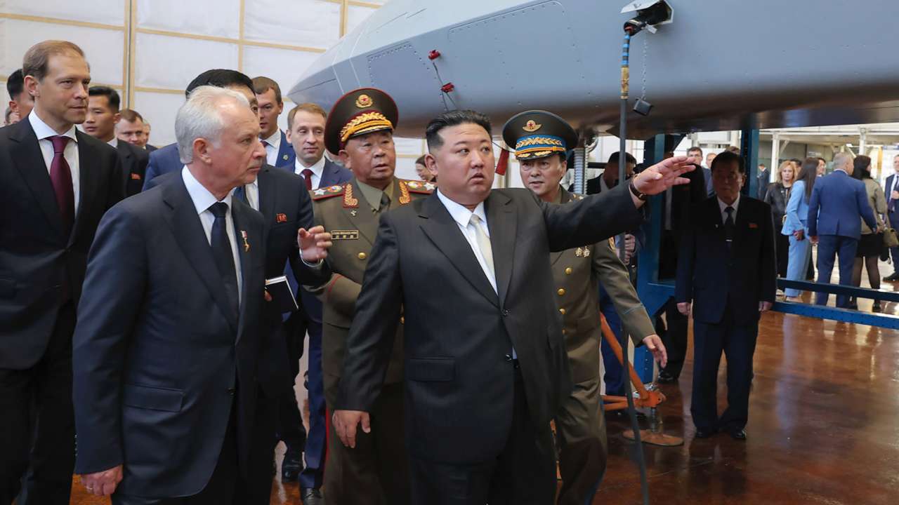 North Korean leader inspects Russian bombers on visit to country's Far East