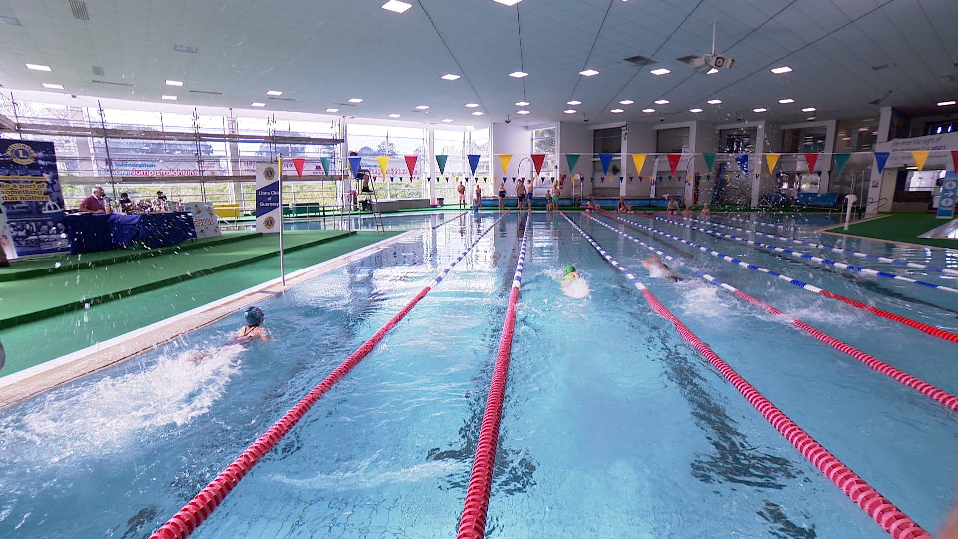 Money raised for new disabled hoist for pool at Beau Séjour | ITV News ...