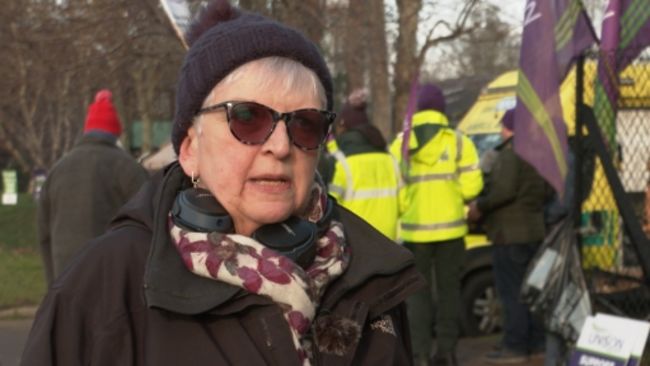 Christine says she owes her life to the ambulance service