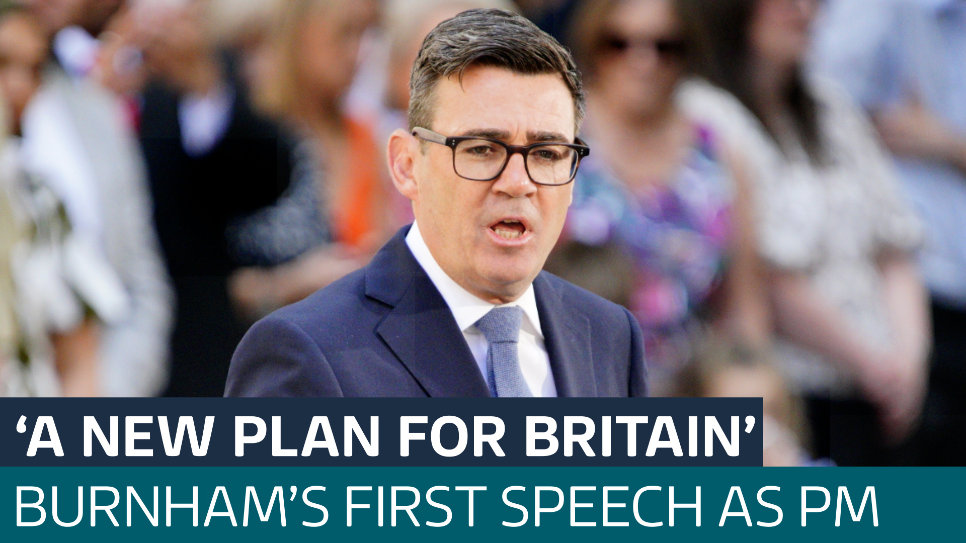 Watch in full: Andy Burnham delivers first speech as Prime Minister