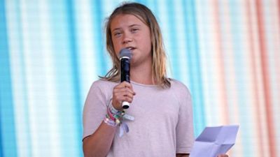 Greta Thunberg Glastonbury