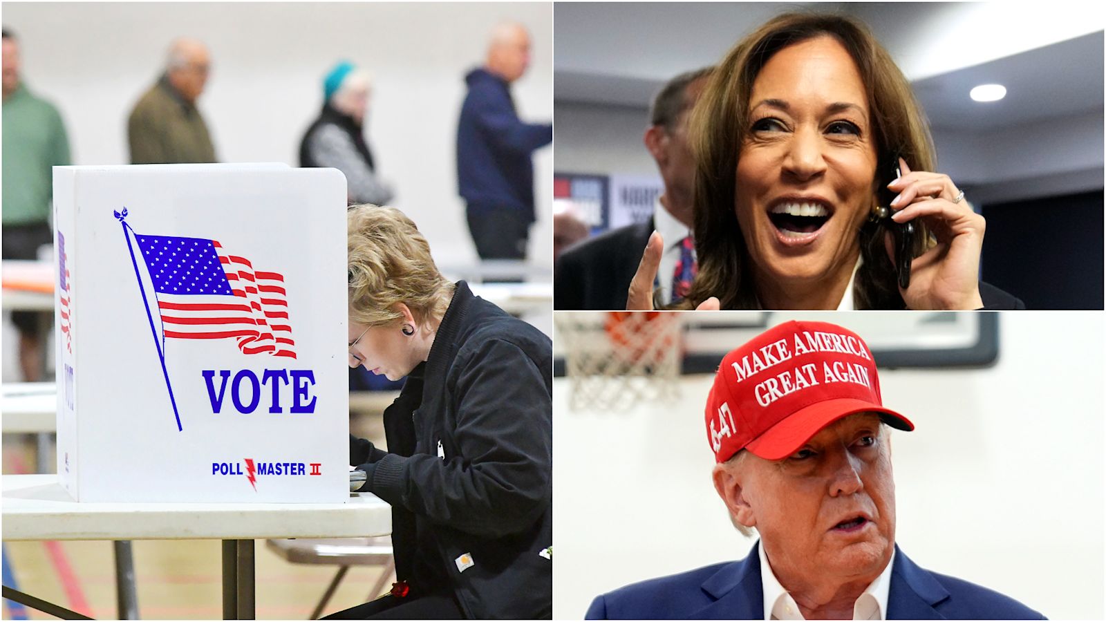 Harris makes surprise stop in Washington as millions cast their votes | ...