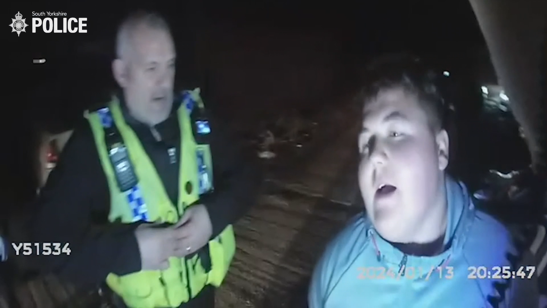 Police release bodycam footage of teen caught raiding Doncaster gun ...