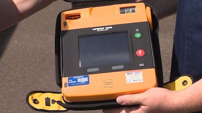A defibrillator.