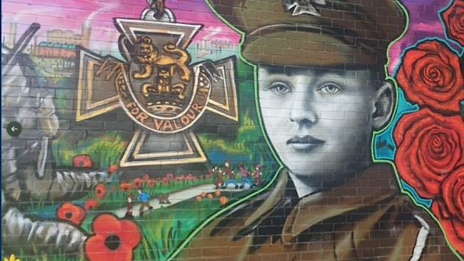 Bury's only Victoria Cross war hero honoured a 100 years on for his bravery under fire