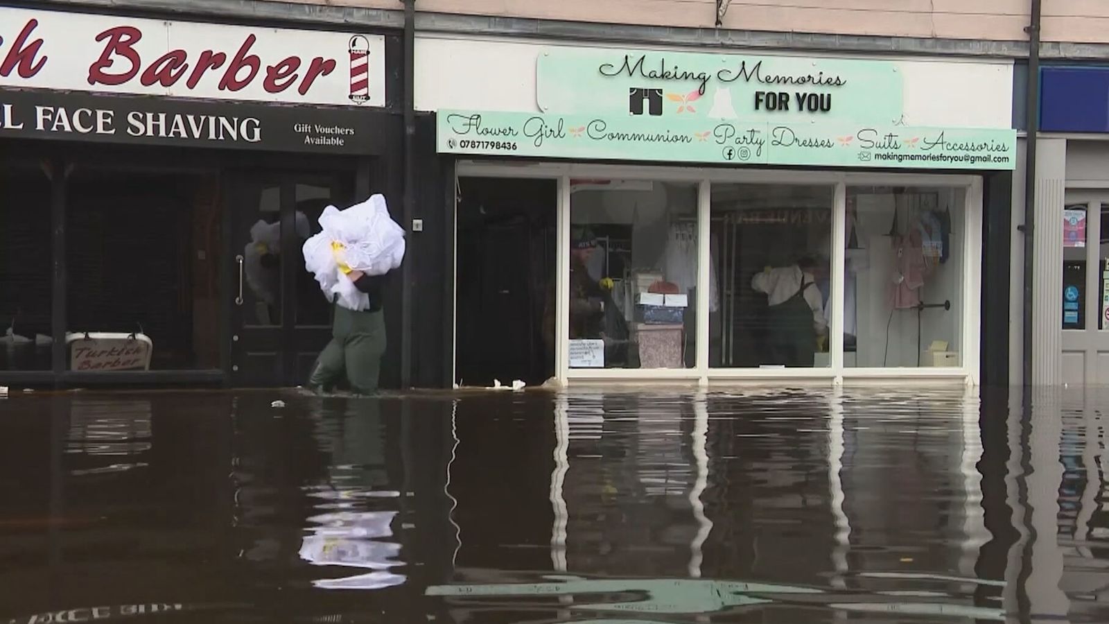 Frame Stream Yellow Orange flood and rain warning for Northern Ireland as Storm Austen ...