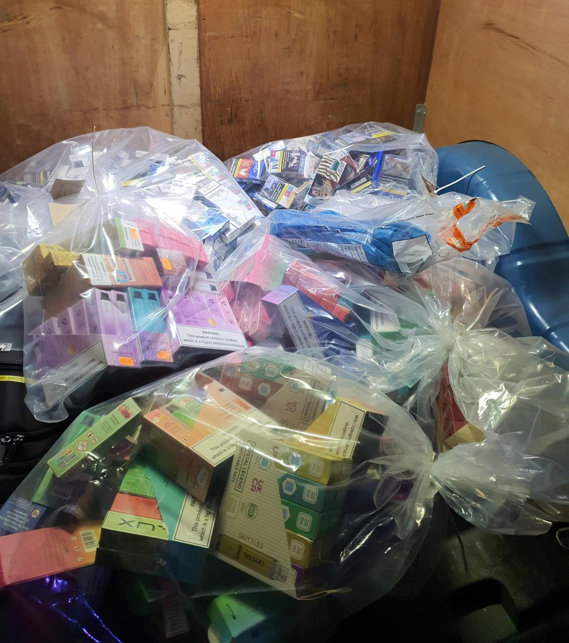 Fake nicotine products found hidden in secret cupboard during Preston raids 