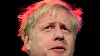 Former UK foreign secretary Boris Johnson speaking at the Pendulum Summit at the Dublin Convention Centre. Brian Lawless/PA