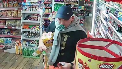 Picture of Robert Wieczorkowski seen on shop CCTV buying alcohol the day before the attack