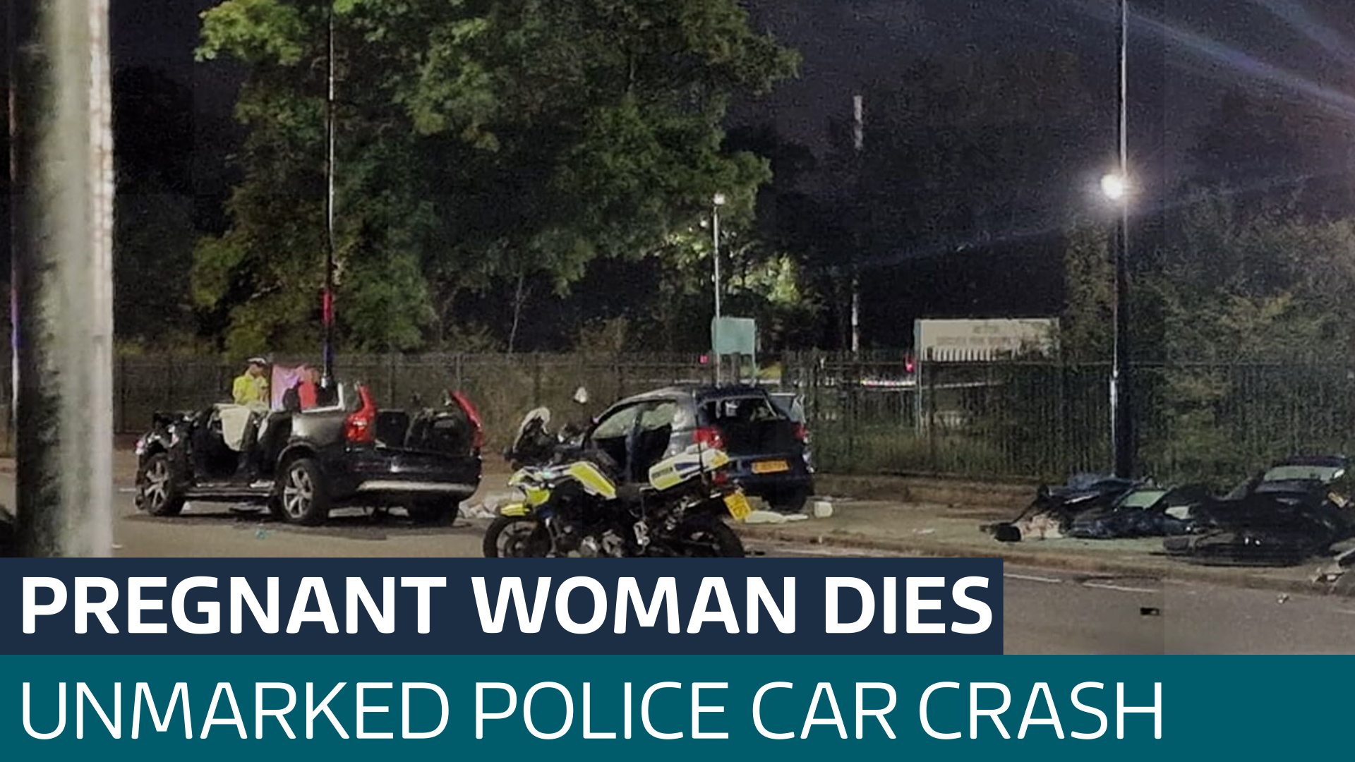 Pregnant woman and her unborn baby die in collision with unmarked