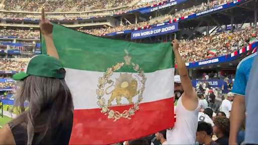Fans display banned flags at Iran match amid interim peace deal and LA protests