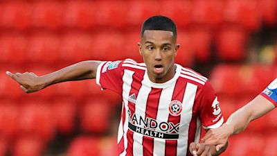 Sheffield United player Kyron Gordon
