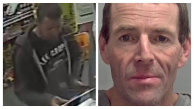 Police have released a CCTV image, left, of the last known sighting of Colin Wood, right, as they investigate his death.
Credit: Norfolk Police