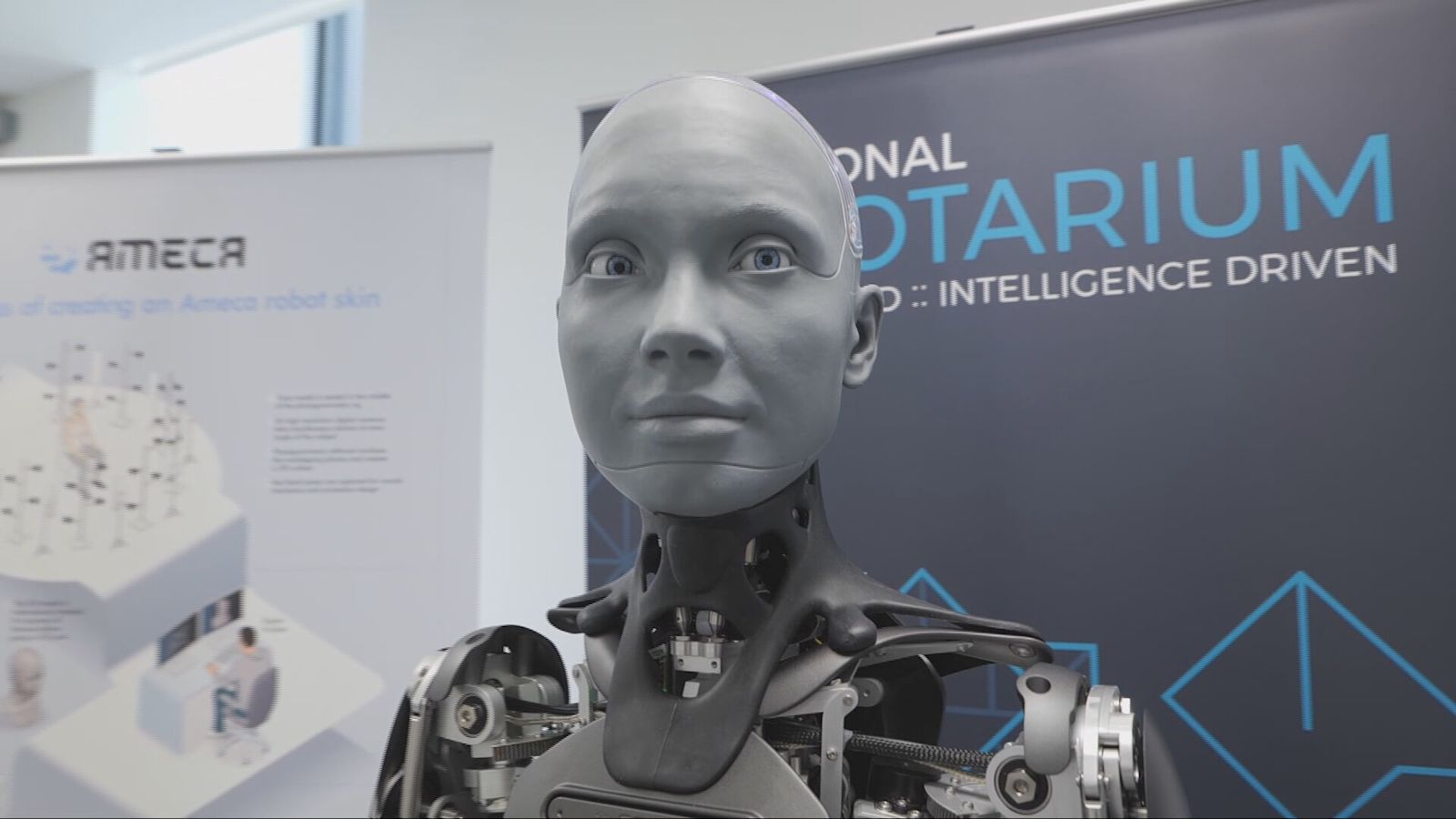 Meet Ameca: The world's most advanced humanoid robot | ITV News