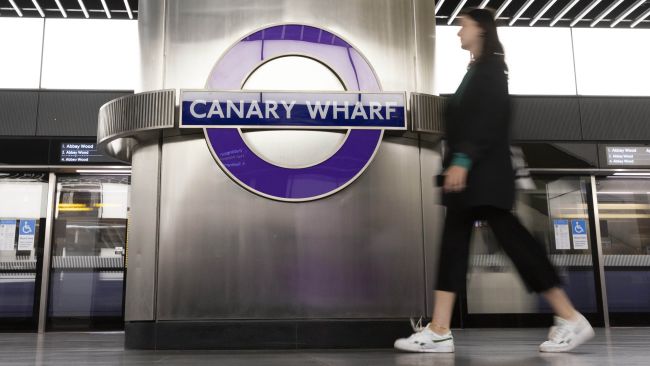 EDITORIAL USE ONLY General views as the Elizabeth line opens for passenger service today, which will cut journey times to Canary Wharf by up to 20 minutes from central London. Picture date: Tuesday May 24, 2022.
