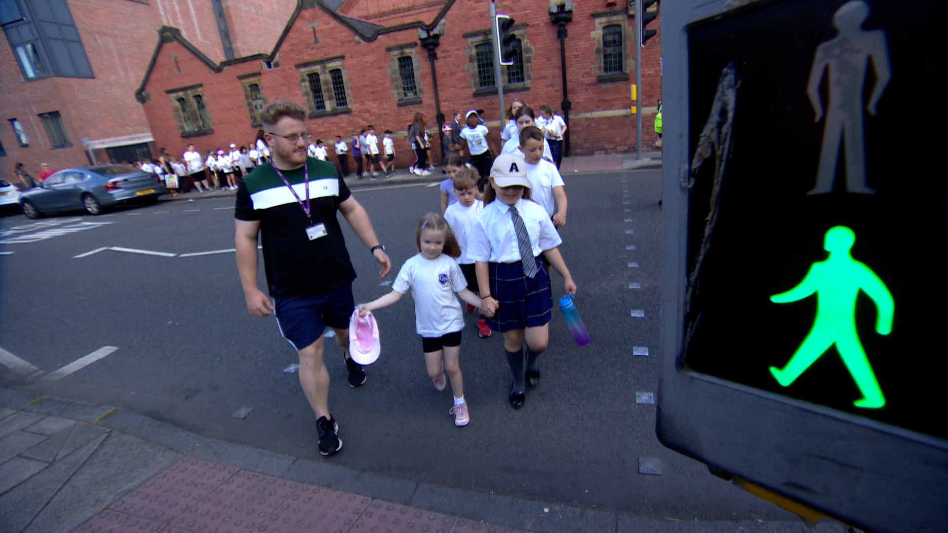 Children take to the streets to call for safer school journeys | ITV News  Granada