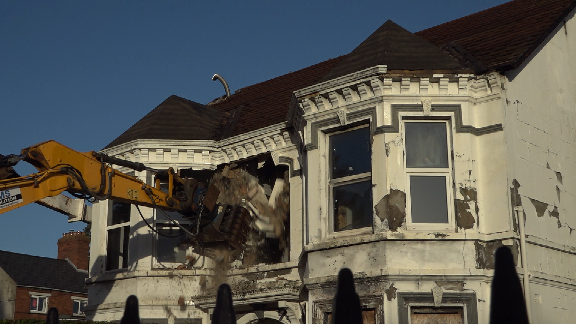 Demolition work starts at Kincora home in Belfast UTV ITV News