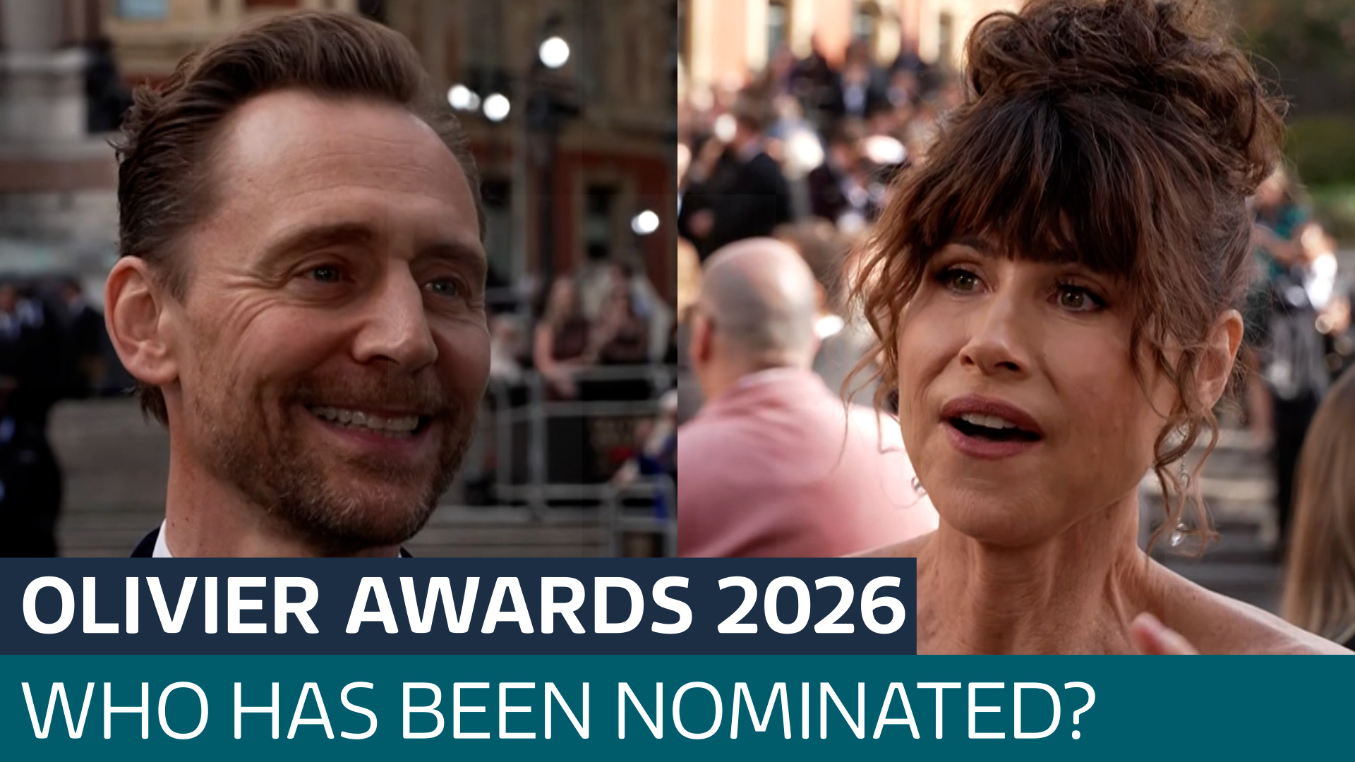 Stars of stage gather ahead of the Olivier Awards - Latest From ITV News