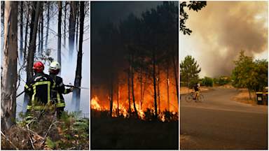 What are my travel rights if I am due to go to wildfire-hit France and Spain?