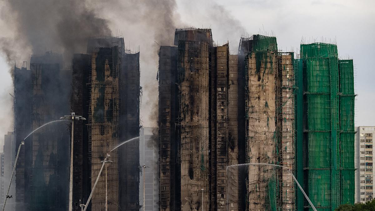 Hong Kong fire rescue efforts continue as 55 killed and hundreds ...
