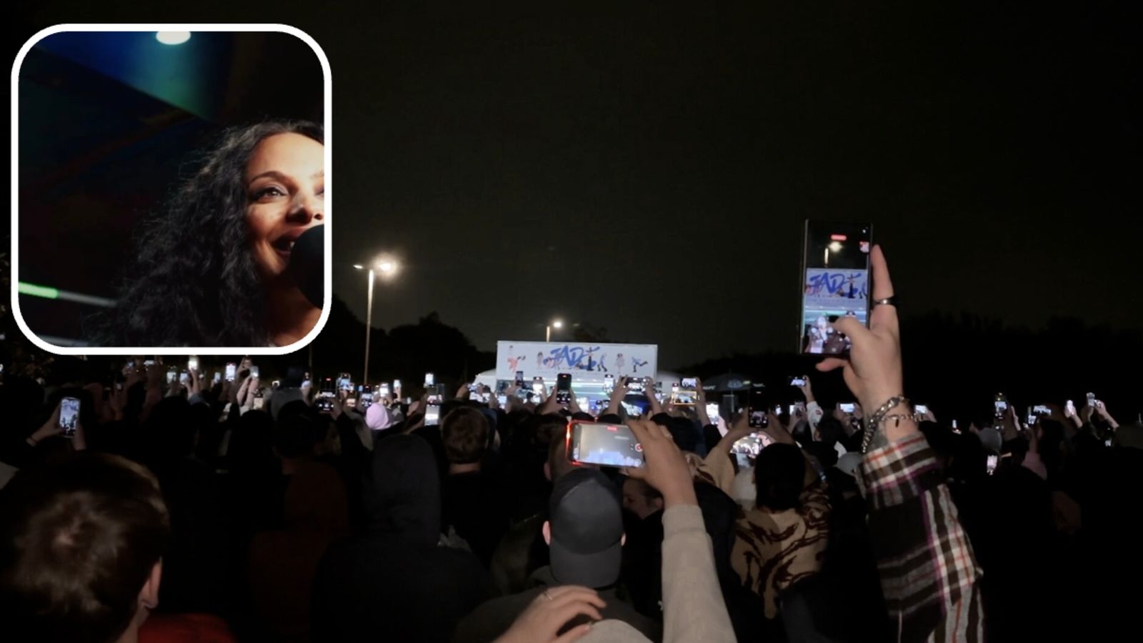 Singer Jage Singer JADE surprises fans with pop-up concert at the Angel of the ...