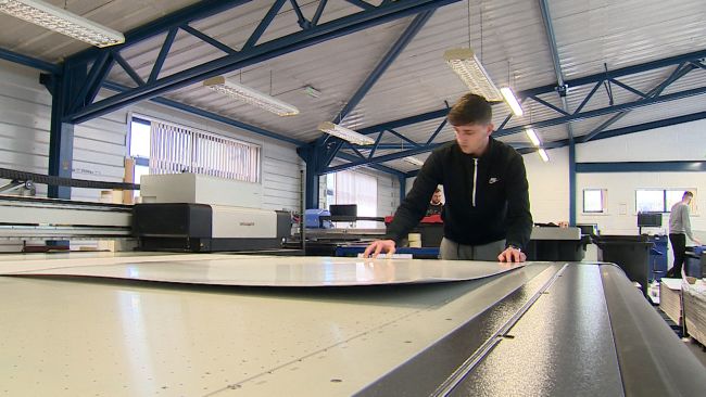 Business is better than ever at printing firm Horizon since Brexit, its boss says.
Credit: ITV News Anglia