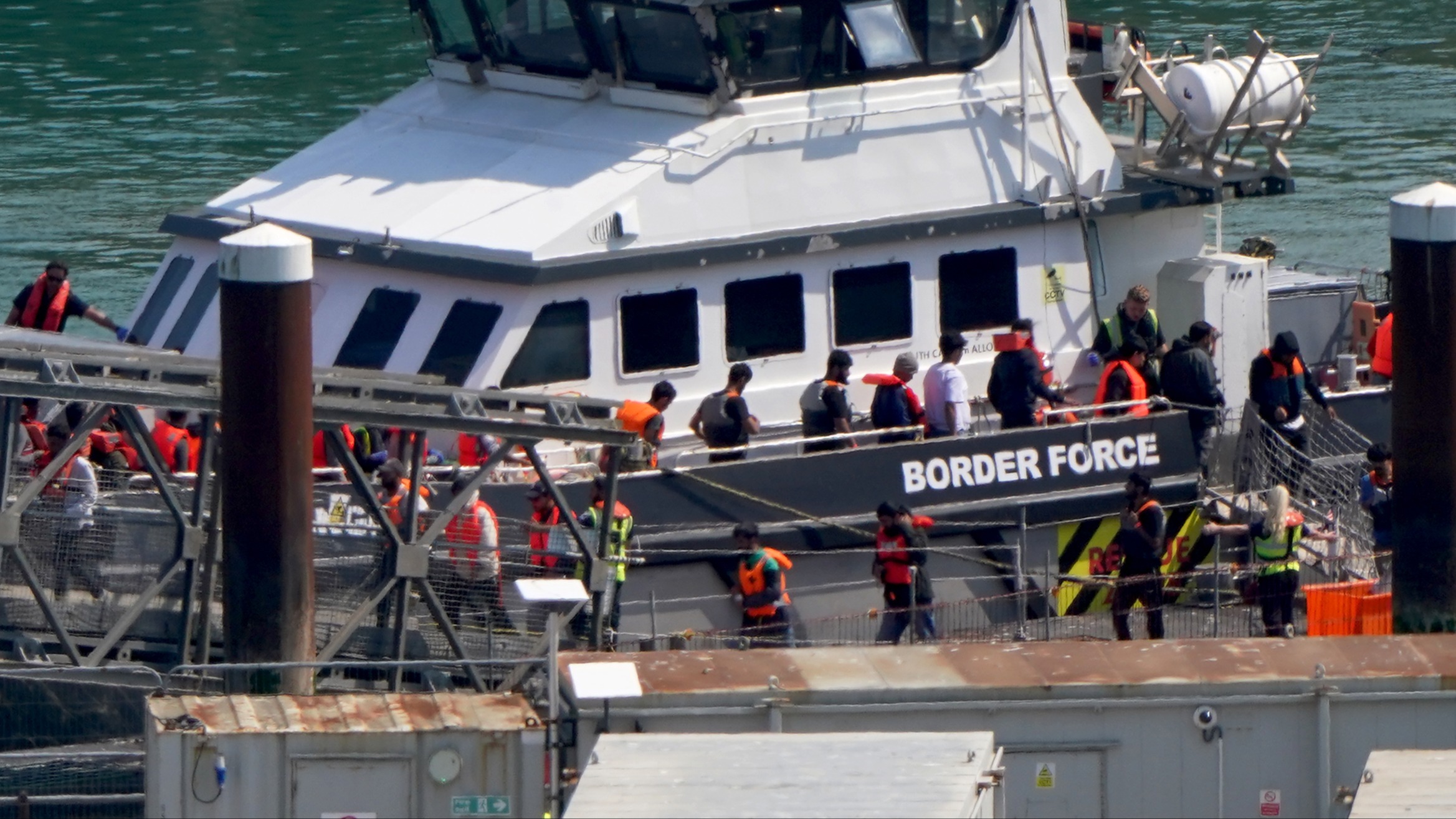 First migrants detained in UK under new UK-France returns deal