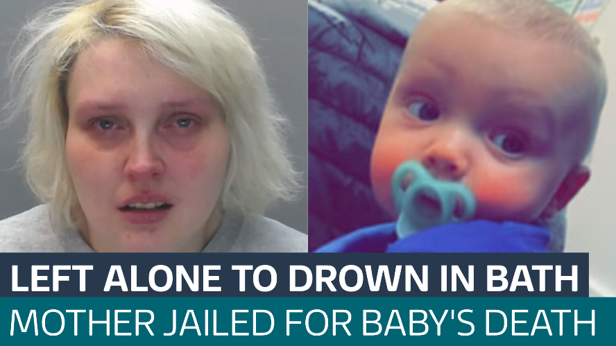 Mother who was playing game on phone while her baby boy drowned in bath ...
