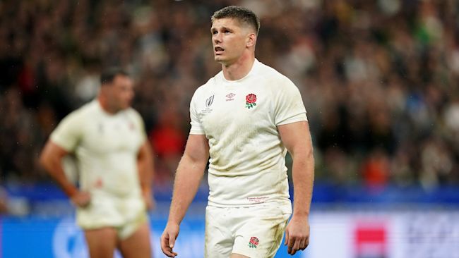 England's Owen Farrell after South Africa won the Rugby World Cup semi-final.