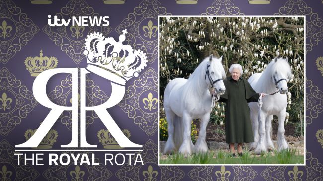 The Royal Rota podcast, the Queen's birthday portrait standing with two horses