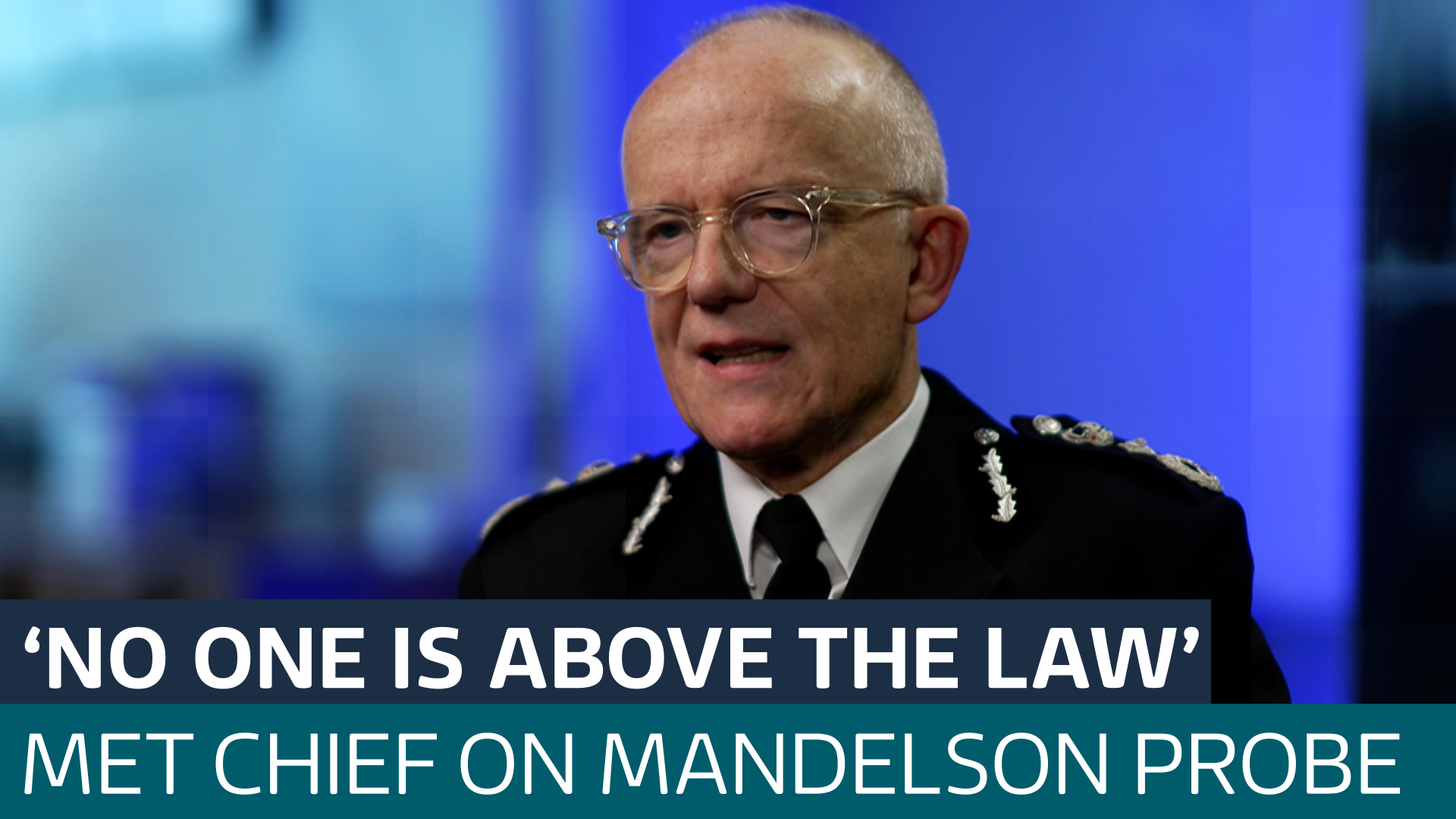 Police investigations into Andrew and Lord Mandelson 'progressing well', Met Commissioner says - Latest From ITV News