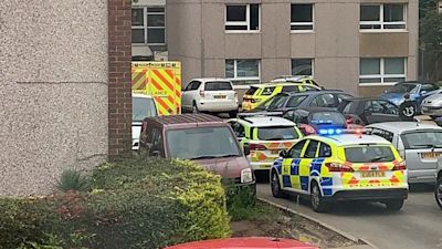 Police cars at Joyners Field in Harlow, where a baby was found dead in August 2020.
MUST CREDIT: BPM Media